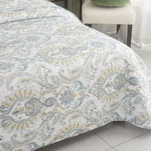 Load image into Gallery viewer, 3 Piece Luxury Quilted Bedspread &amp; Pillow Shams Set | Double King Throw Comforter Design 138