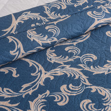 Load image into Gallery viewer, 3 Piece Luxury Quilted Bedspread &amp; Pillow Shams Set | Double King Throw Comforter Design 141
