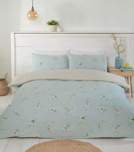 Load image into Gallery viewer, Duvet Cover Bedding Set + Pillowcase Luxury Quilt Cover - Daisy Duck Egg