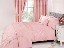 Load image into Gallery viewer, Everdean Embroidered Duvet Cover Set with Pillowcases – 4 Sizes (Single, Double, King, Super King)