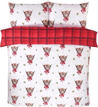 Load image into Gallery viewer, Fergus Microfiber Duvet Cover Bedding Set and Pillowcase Single Double King Quilt Cover