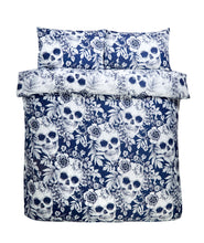 Load image into Gallery viewer, Gothic Skulls Microfiber Duvet Cover Bedding Set and Pillowcase Single Double King Quilt Cover