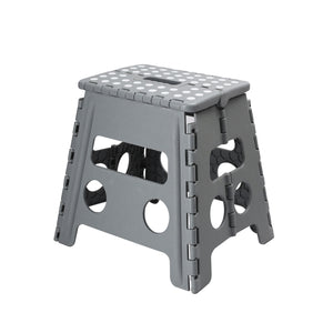 Folding Step Stool Plastic Heavy Duty Multi Purpose Easy Foldable Home Kitchen