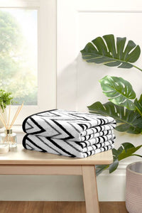 Premium Chevron Weave 100% Cotton Face, Hand, Bath Towels & Bath Sheets – Available in Packs of 2, 4, 10 & 6-Piece Set
