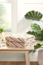 Load image into Gallery viewer, Premium Chevron Weave 100% Cotton Face, Hand, Bath Towels &amp; Bath Sheets – Available in Packs of 2, 4, 10 &amp; 6-Piece Set