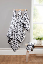 Load image into Gallery viewer, Premium Chevron Weave 100% Cotton Face, Hand, Bath Towels &amp; Bath Sheets – Available in Packs of 2, 4, 10 &amp; 6-Piece Set
