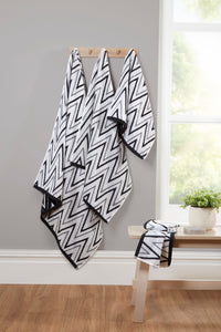 Premium Chevron Weave 100% Cotton Face, Hand, Bath Towels & Bath Sheets – Available in Packs of 2, 4, 10 & 6-Piece Set