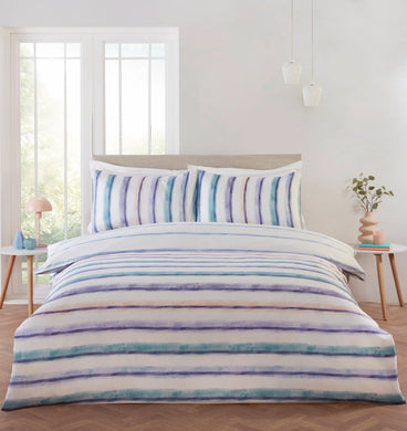 Horizon Microfiber Duvet Cover Bedding Set and Pillowcase Single Double King Quilt Cover