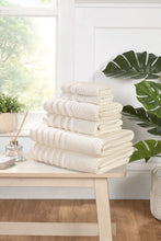 Load image into Gallery viewer, Premium Cotton Towels Set – Face, Hand, Bath Towels &amp; Bath Sheets | Soft, Thick &amp; Absorbent