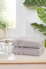 Load image into Gallery viewer, Premium Cotton Towels Set – Face, Hand, Bath Towels &amp; Bath Sheets | Soft, Thick &amp; Absorbent