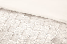 Load image into Gallery viewer, Luxury Check Teddy Fleece Duvet Cover Set – Plush, Cozy &amp; Modern Bedding