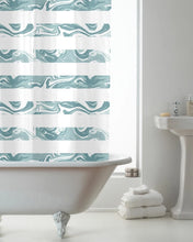 Load image into Gallery viewer, Extra Large Waterproof Shower Curtain – Vinyl Fabric with Rings