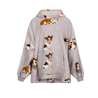 Adorable Poochies Sherpa Hoodie – Oversized Cozy Winter Wear