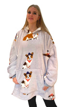 Load image into Gallery viewer, Adorable Poochies Sherpa Hoodie – Oversized Cozy Winter Wear