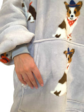 Load image into Gallery viewer, Adorable Poochies Sherpa Hoodie – Oversized Cozy Winter Wear