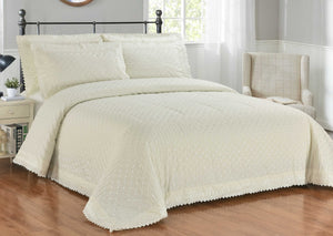 Richmond Bedding Set – Embroidered Duvet Cover & Pillowcases for All Bed Sizes