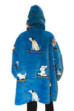 Load image into Gallery viewer, Skater Dogs Oversized Hoodie – Warm &amp; Cozy Wearable Blanket