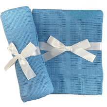 Load image into Gallery viewer, Baby Cellular Blanket 100% Cotton – 60x90cm - Crib, Cot, Pram, Moses Basket