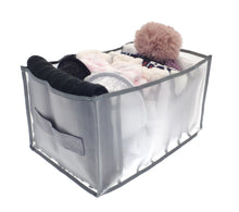 Load image into Gallery viewer, Premium 3-Pack Foldable Drawer Organisers – 7-Section Storage Boxes for Accessories