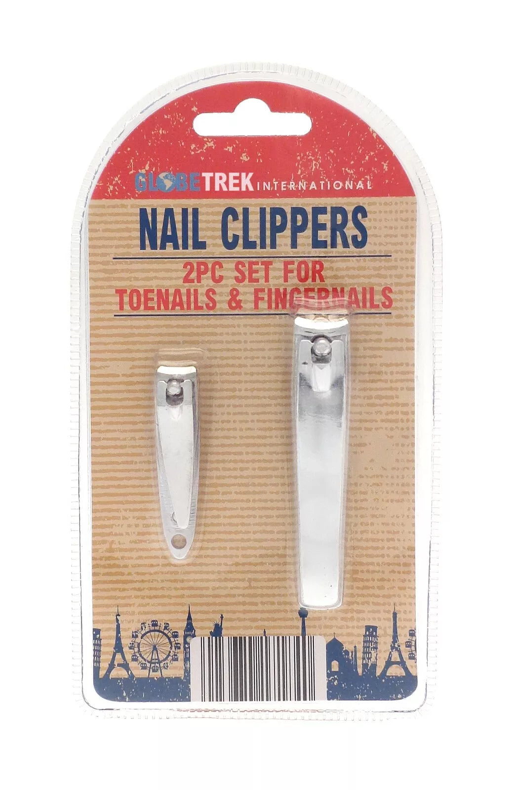 Toe & Fingernail Clippers Set – 2 Pcs Stainless Steel