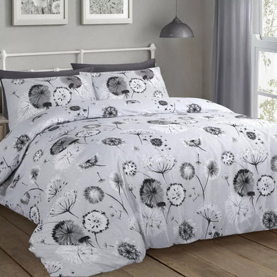 Duvet Cover Bedding Set + Pillowcase Single Double King Size Luxury Quilt Cover - Dandelion