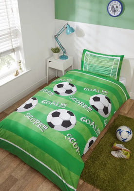 Goal Kids Bedding Duvet Quilt Cover Set