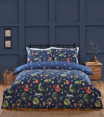 Autmn Forest Microfiber Duvet Cover Bedding Set and Pillowcase Single Double King Quilt Cover