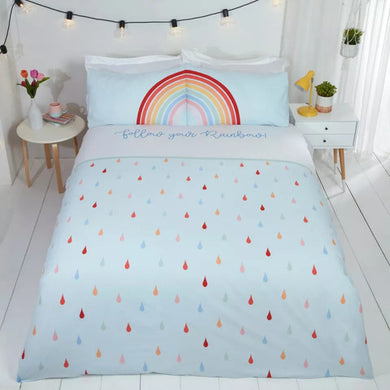 Rainbows Kids Bedding Duvet Quilt Cover Set