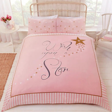 Wish upon a Star Kids Bedding Duvet Quilt Cover Set