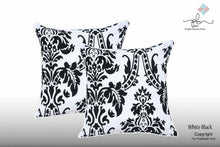 Load image into Gallery viewer, LUXURY ENGLISH DAMASK FLOCK CUSHION COVERS SOFA DECORATION 17&quot;X17&quot;