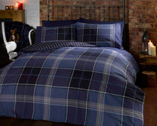 Load image into Gallery viewer, Argyle Tartan Check Duvet Cover Set Pillow Cases Quilt Cover Bedding Set
