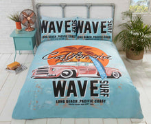 Load image into Gallery viewer, California Wave Car American Duvet Cover Set Classic Car Bedding Set