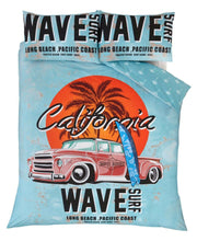 Load image into Gallery viewer, California Wave Car American Duvet Cover Set Classic Car Bedding Set