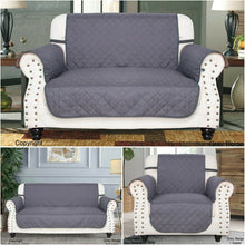 Load image into Gallery viewer, Quilted Sofa Slip Cover Couch Pet Furniture Protector Throws Sofa 1/2/3 Seater