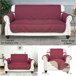 Quilted Sofa Slip Cover Couch Pet Furniture Protector Throws Sofa 1/2/3 Seater