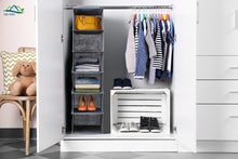 Load image into Gallery viewer, Tidy Hanger Hanging Boxes Wardrobe Storage Shelf Closet Organiser Clothes Box UK