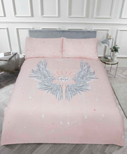 Load image into Gallery viewer, Angel Wings Blush Kids Children Bedding Single Double Toddler Duvet Quilt Cover Set Boys Girls