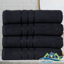 Load image into Gallery viewer, 4Pcs Luxury Large Bath Sheets 100% Cotton Bathroom Shower Towel Sheet Pack Of 4