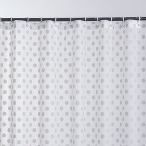 NEW MODERN DESIGN PEVA SHOWER BATHROOM CURTAIN WITH RING HOOKS 180 X 180 CM