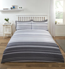 Load image into Gallery viewer, Stratford Stripe Duvet Cover Set Pillow Cases Quilt Cover Bedding Set