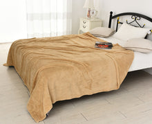 Load image into Gallery viewer, TEDDY BEAR FLEECE THROW OVER BED LARGE BEDSPREAD SOFT CUDDLY WARM SOFA BLANKET