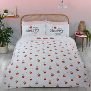 Cherry Much Kids Children Bedding Single Double Toddler Duvet Quilt Cover Set Boys Girls