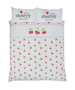 Cherry Much Kids Children Bedding Single Double Toddler Duvet Quilt Cover Set Boys Girls